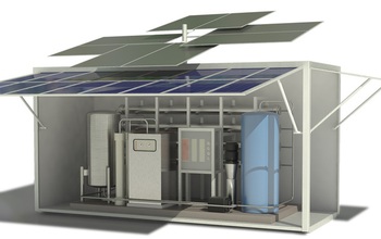 Illustration of a modular treatment system